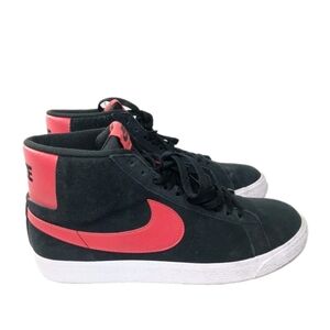 Nike SB Zoom Blazer Mid Skate Shoes Men's Size 11.5 Black~White~Red